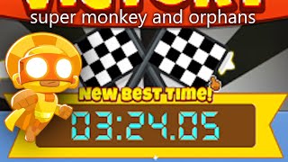 BTD6 Race quotSuper Monkey And Palsquot in 324 [upl. by Rebmac]