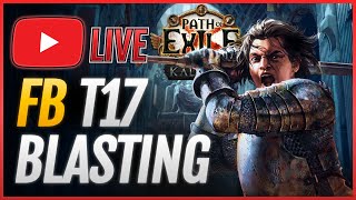 NEW T17 Strat🔴Frost Blades Slayer Build BLASTING PoE 325 [upl. by Aihsotal320]