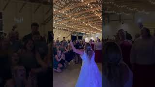 When the bride can sing like no other 3rdshiftdjs weddingdj chicagodj myheartwillgoon titanic [upl. by Leik]