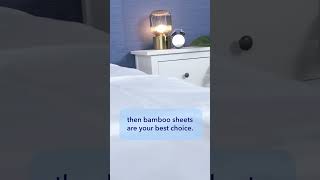 Cotton Vs Bamboo Sheets  Which Should You Pick shorts sleep shopping bedding [upl. by Ariaes500]