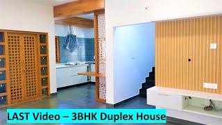 Last Video  3BHK Duplex House Complete Home Tour 2021 Constructed [upl. by Ecnal]