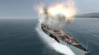 Silent Hunter 3 HMS Hood Vs KMS Tirpitz [upl. by Attenaj]