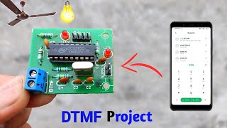 DTMF Decoder Project  How To Use DTMF Module For Home Automation  PendTech [upl. by Gettings]