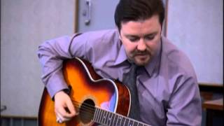 David Brent on Guitar  Free Love Freeway  The Office  BBC [upl. by Holmann955]