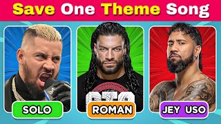 Save One Theme Song ✅ SOLO SIKOA VS ROMAN REIGNS VS JEY USO [upl. by Alimrahs]