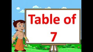 Table of 7  Maths Tables  Anmol Education Group [upl. by Donia]