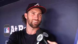 Braves infielder Charlie Culberson to face Dodgers teammates in 2018 NLDS [upl. by Cele]