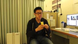 Eating a Banana with the Peel [upl. by Buffum765]