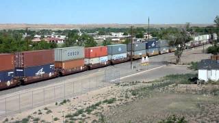 BNSF 7384 East arriving at Belen [upl. by Littell]