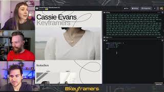 LIVE Scrolly Path with Cassie Evans  GSAP ScrollTrigger  keyframers 41 [upl. by Herod784]