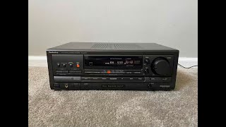 Technics SAAX610 51 Home Theater Surround Receiver [upl. by Lalittah171]