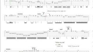 Europe 2 Superstitious  SOLO TAB [upl. by Ardnaiek865]