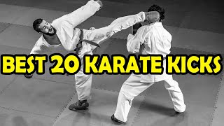 kumite Top 20 Best Karate Kicks [upl. by Dane]