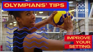 How to become a better volleyball setter ft Team USAs Rachael Adams  Olympians Tips [upl. by Lombard217]