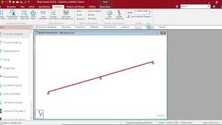 Bentley Staad Pro CONNECT EDITION TUTORIAL BEAM [upl. by Chadbourne]