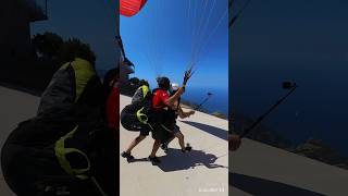 Fethiye Dragon Paragliding 1700 Takeoff yamaçparaşütü mountains [upl. by Neelrak]