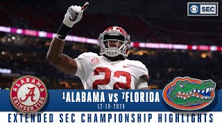 SEC Championship Extended Highlights 1 Alabama Crimson Tide vs 7 Florida Gators  CBS Sports HQ [upl. by Calhoun]