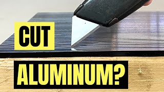 Utility Knife vs Aluminum Threshold [upl. by Spalla916]