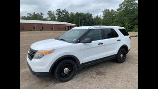 2014 Ford Explorer 4 Door Police Interceptor 4x4 SUV 215533 Miles [upl. by Clerissa]