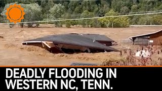 Deadly Catastrophic Flooding in NC amp TN [upl. by Eelsnia239]