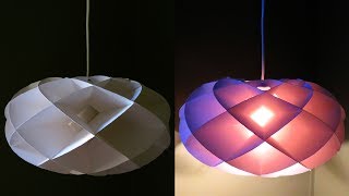 Torus pendant light DIY  how to make a torus lamplantern  EzyCraft [upl. by Yellac458]