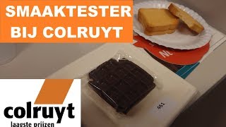 COLRUYT PRODUCTEN IN BREE TESTEN ALS SMAAKTESTER OM HET NADIEN OP MARKT TE BRENGEN [upl. by Annawak]