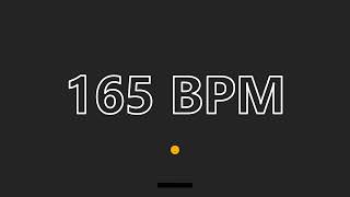 165 BPM Metronome [upl. by Nylitsirk530]