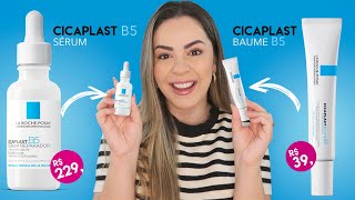 Sérum CICAPLAST B5 La Roche Posay Comparação e Diferenças com Cicaplast Baume B5 [upl. by Tortosa]