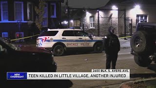 16yearold boy killed 15yearold boy wounded in Little Village shooting overnight Chicago police [upl. by Hsu113]