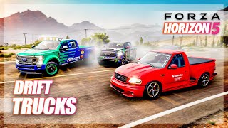 Forza Horizon 5  Drift Trucks Build amp Drifting [upl. by Augy312]