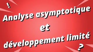 Analyse asymptotique et position relative  partie 1 [upl. by Davina52]