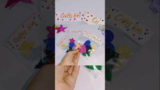 diy homemade stickers glitter stickers craftyaim [upl. by Kroy]