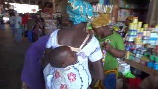 Burkina Faso Grand Market in Ouagadougou ブルキナファソ：ワガドゥグの市場 [upl. by Migeon913]