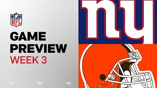 New York Giants vs Cleveland Browns  2024 Week 3 Game Preview [upl. by Yhotmit627]