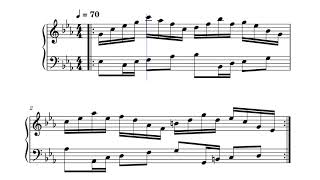 Expression  Original composition for harpsichord  Sheet music [upl. by Oigroig]