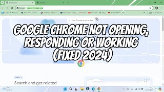 Google Chrome Not Opening Responding or Working FIXED 2024 [upl. by Tterrab]