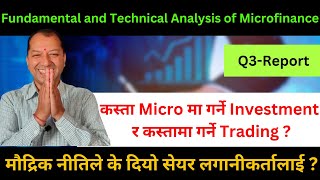 Top5 Microfinance Company Q3208081कुन Micro को देखियो बढी Reserve amp Distribute EPS र NPL  Raju [upl. by Redmer512]