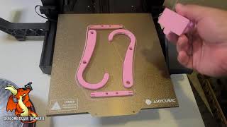 Fushibearing Pink PLA Filament Test with AnyCubic Vyper [upl. by Yartnod]