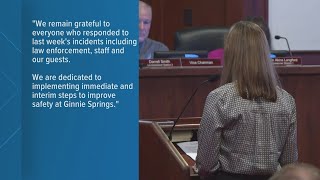 Ginnie Springs owner says they are limiting visitors after deadly Memorial Day shootings [upl. by Llemaj]