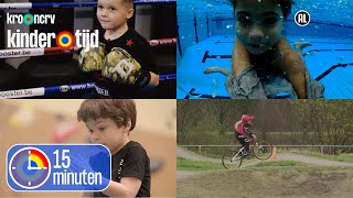 TOP 4 stoere sporten voor kleuters  15 minuten  Kindertijd KRONCRV [upl. by Etsirhc]