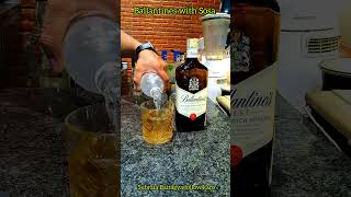 Ballantines with soda reels drink cocktail bartender [upl. by Mcmahon]