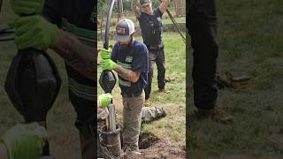 Plumber Pours Chlorine in Well Water to Disinfect New Pump [upl. by Oreves420]