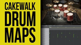 HOW TO USE DRUM MAPS IN CAKEWALK BY BANDLAB  Easy setup tutorial with free drum maps [upl. by Icul]