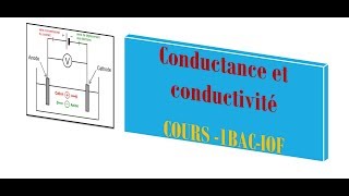 Cours de 1BACIOF Conductance et Conductivité [upl. by Rochemont]