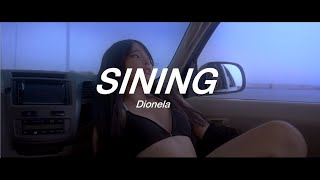 Sining  Dionela feat Jay R Lyrics Video [upl. by Trip]