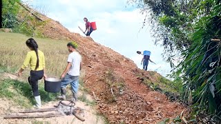 Lançando a fundação do celeiro de búfalos  Lyyennhi [upl. by Yesnikcm]