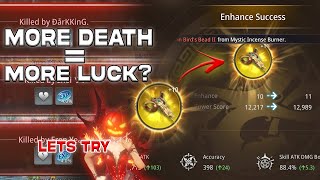 more death  more luck Weak Arba 120 enhance Legend Weapon Tier 1 11  MIR4 Indonesia [upl. by Cindra]