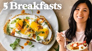 5 Easy BREAKFAST IDEAS To Keep on Repeat [upl. by Corrianne48]