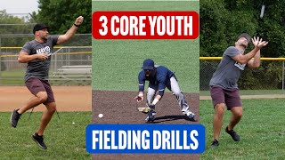 Three EasyToCoach Fielding Drills For Baseball amp Softball [upl. by Aiekal]