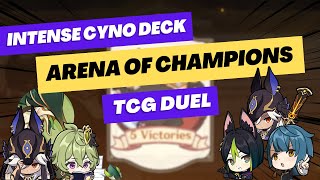 Intense Cyno Deck Final Duel  Arena of Champions event  Genshin Impact TCG [upl. by Othella14]